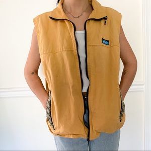 KAVU mens yellow vest! Can be unisex